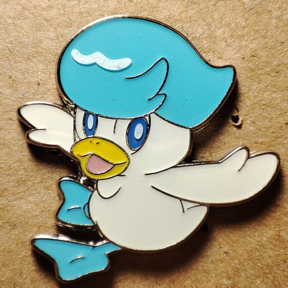 Pokemon TCG Quaxly Quaxwell & Quaquaval Enamel Pins Set Official Nintendo Badges - Picture 6 of 6
